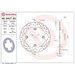 KOČIONA DISK BREMBO 68B40783 FIX