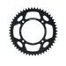 REAR ALU SPROCKET SUPERSPROX RAL-998:51-BLK CRNI 51T, 428