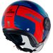 JET HELMET AXXIS RAVEN SV ABS MILANO MATT BLUE RED XS