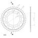 CHAIN KIT EK - SILVER CHAIN 525 ZVX, X-RING (X, NX, QX, XS), CHK FRONT SPROCKET SUPERSPROX, CHK REAR SPROCKET SUPERSPROX FOR HONDA CB 600 F HORNET (S ABS) 2007-2013
