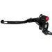 BLACK READY TO BRAKE RADIAL BRAKE/CLUTCH MASTER CYLINDER KIT + KEY BUTTON PANEL ACCOSSATO KITA31