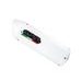 SLIP-ON EXHAUST GPR ALBUS D.111.ALB WHITE GLOSSY INCLUDING REMOVABLE DB KILLER AND LINK PIPE