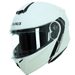 FLIP UP HELMET AXXIS STORM SV SOLID GLOSS PEARL WHITE S