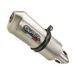 SLIP-ON EXHAUST GPR SATINOX D.118.HOM.SAT BRUSHED STAINLESS STEEL INCLUDING REMOVABLE DB KILLER AND LINK PIPE