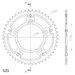 CHAIN KIT D.I.D CHAIN - SILVER CHAIN 525 ZVM-X, X-RING (X, NX, QX, XS), CHK FRONT SPROCKET JT CHK RUBBER CUSHIONED, CHK REAR SPROCKET SUPERSPROX STEALTH FOR SUZUKI GSR 600 / A 2006-2010