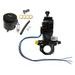 HOMOLOGATED RADIAL BRAKE MASTER CYLINDER ACCOSSATO RB090 WITH FOLDING LEVER AND OIL RESERVOIR KIT INCLUDED PRS 19X17-18-19 ABE 61454