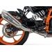 SLIP-ON EXHAUST GPR GP-REVO HU.59.1.GPRTIT BRUSHED TITANIUM INCLUDING REMOVABLE DB KILLER AND LINK PIPE