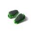 FOOTPEGS WITHOUT ADAPTERS PUIG TRAIL 7319V GREEN WITH RUBBER