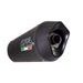 DUAL SLIP-ON EXHAUST GPR FURORE D.30.FUNE MATTE BLACK INCLUDING REMOVABLE DB KILLERS AND LINK PIPES