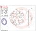 KOČIONA DISK BREMBO 68B407K5 FIX
