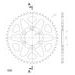 REAR ALU SPROCKET SUPERSPROX RAL-816:50-BLK CRNI 50T, 530