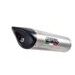 DUAL SLIP-ON EXHAUST GPR TIBURON D.89.TIBTO BRUSHED TITANIUM INCLUDING REMOVABLE DB KILLERS AND LINK PIPES