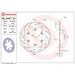 KOČIONA DISK BREMBO 68B40781 FIX