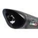 DUAL SLIP-ON EXHAUST GPR TIBURON D.89.TIBPO INOX CARBON LOOK INCLUDING REMOVABLE DB KILLERS AND LINK PIPES