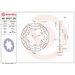 KOČIONA DISK BREMBO 68B40756 FIX