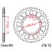 REAR ALU SPROCKET JT JTA 75-45GLD 45T, 520 ZLAT