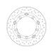 KOČIONA DISK BREMBO 78B40817 FLOATING