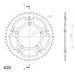 REAR SPROCKET SUPERSPROX STEALTH RST-4:50-BLK CRNI 50T, 420