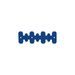 EXHAUST HEAD PIPE GUARD POLISPORT ARMADILLO 8483700003 SHORT PLAVI