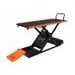 MOTORCYCLE LIFT LV8 GOLDRAKE 400 FLOOR VERSION EG400E.O WITH ELECTRO-HYDRAULIC UNIT (BLACK AND ORANGE RAL 2009)