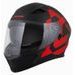 FULL FACE HELMET CASSIDA ORBIT GRIND BLACK MATT/RED M