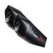 DUAL SLIP-ON EXHAUST GPR FURORE D.15.2.FUNE MATTE BLACK INCLUDING REMOVABLE DB KILLERS AND LINK PIPES