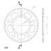 REAR ALU SPROCKET SUPERSPROX RAL-7:44-BLU PLAVI 44T, 525