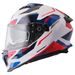 FULL FACE HELMET GMS GELERO ZG12701 WHITE-RED-BLUE L