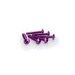 SCREWS PUIG ANODIZED 2543L VIOLET M6 X 30MM (6PCS)