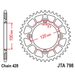 CHAIN KIT D.I.D CHAIN - SILVER CHAIN 428 D, NON-SEALED, CHK FRONT SPROCKET JT, CHK ALUMINIUM CHK REAR SPROCKET JT FOR SUZUKI RM 80 1989-2001
