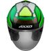 JET HELMET AXXIS MIRAGE SV ABS VILLAGE C6 MATT GREEN XXL