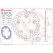 KOČIONA DISK BREMBO 68B407N0 FIX
