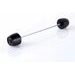 AXLE SLIDERS PUIG PHB19 22830N CRNI WITHOUT COLOR CAPS, FRONT