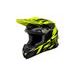 MOTOCROSS HELMET CASSIDA CROSS CUP TWO YELLOW FLUO/ BLACK/ GREY S