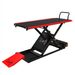 MOTORCYCLE LIFT LV8 GOLDRAKE 400 FLOOR VERSION EG400P.R WITH FOOT PEDAL PUMP (BLACK AND RED RAL 3002)