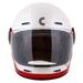 FULL FACE HELMET CASSIDA FIBRE OPG WHITE/ BLUE/ RED XS