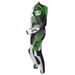 1 PIECE LEATHER SUIT GMS GRC-1 ZG71000 BLACK-WHITE-GREEN 54H