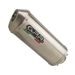 SLIP-ON EXHAUST GPR SATINOX D.118.CAT.SAT BRUSHED STAINLESS STEEL INCLUDING REMOVABLE DB KILLER, LINK PIPE AND CATALYST