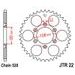 CHAIN KIT D.I.D CHAIN - ZLAT CHAIN 520 VX, X-RING (X, NX, QX, XS), CHK FRONT SPROCKET JT, CHK REAR SPROCKET JT FOR APRILIA TUAREG RALLY 125 1989-1993