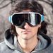 GOGGLES ARIETE WABI 14980-FNBT SMOKED LENS TURQUOISE/WHITE