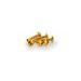 SCREWS PUIG ANODIZED 2542G YELLOW M6 X 20MM (6PCS)