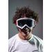 GOGGLES ARIETE PURAVIDA VIDA 14970-VBRN WHITE / SILVER LENS NO PINS