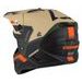 MOTOCROSS HELMET CASSIDA CROSS CUP 2 NAPA SAND/ GREEN/ ORANGE/ BLACK MATT XS