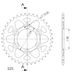 REAR ALU SPROCKET SUPERSPROX RAL-1489:39-BLK CRNI 39T, 525