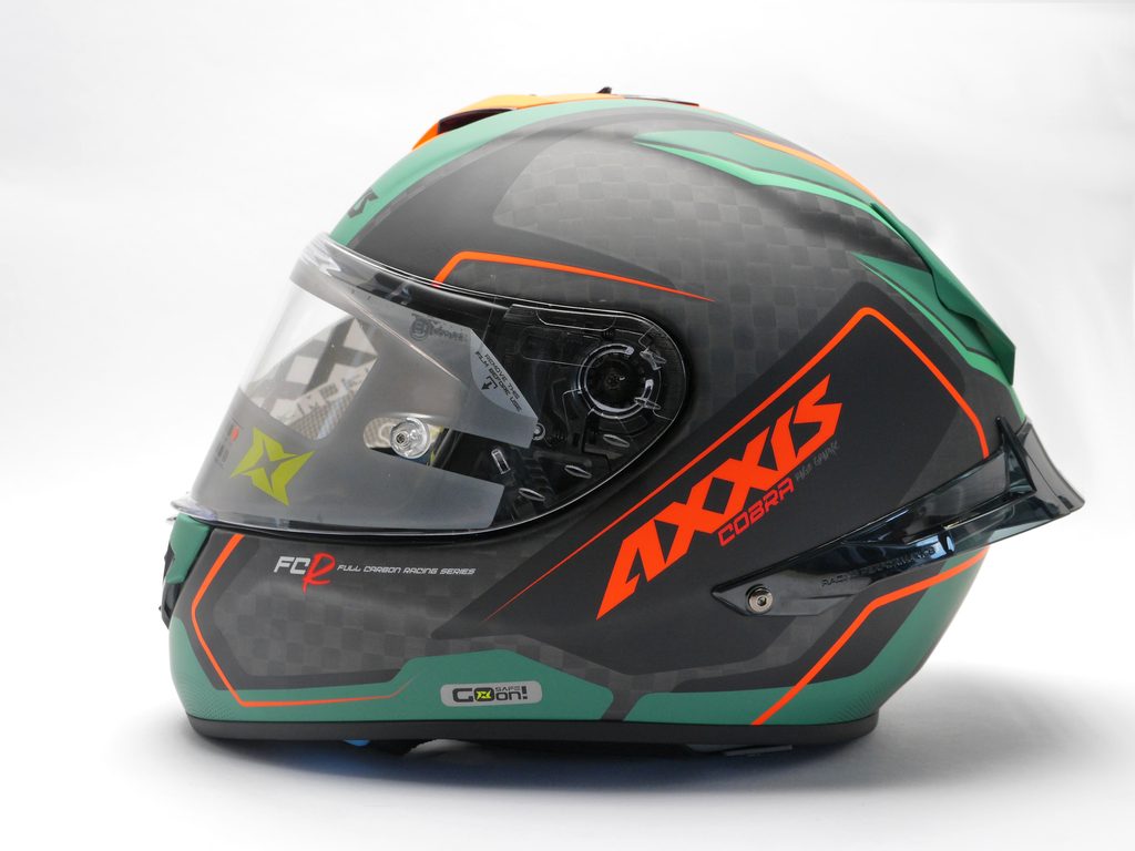MOTO Hlaváček - Integrální helma AXXIS COBRA rage a16 matná zelená XS -  AXXIS - COBRA CARBON RAGE - Helmy AXXIS - COBRA, Integrální přilby AXXIS,  Přilby AXXIS, Oblečení a přilby, Oblečení