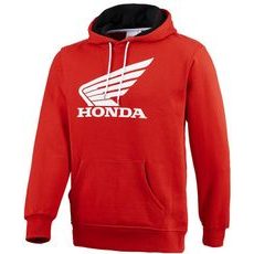 HONDA - MIKINA CORE HOODIE- ČERVENÁ