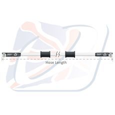 BRZDOVÁ HADICE VENHILL POWERHOSEPLUS 3H0250-WT 250MM BÍLÁ