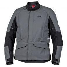 BUNDA S LAMINOVANOU MEMBRÁNOU IXS TOURSTER-STX 4.0 X2-111417 METALOVĚ ŠEDO - UHELNĚ ČERNÁ L (KRÁTKÁ)