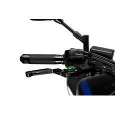 PÁČKA BRZDY BEZ ADAPTÉRU PUIG 3.0 14NNV ROZŠIŘITELNÁ SKLÁDACÍ ČERNÁ/ZELENÁ