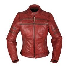 MODEKA- IONA LADY - DÁMSKÁ BUNDA ČERVENÁ